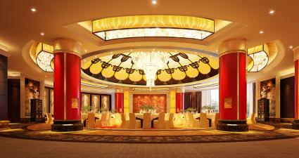 2000平米中式酒店裝修設計