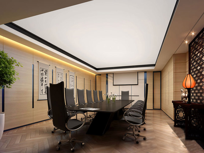 辦公室裝修開(kāi)放式合作辦公室裝修效果案例圖